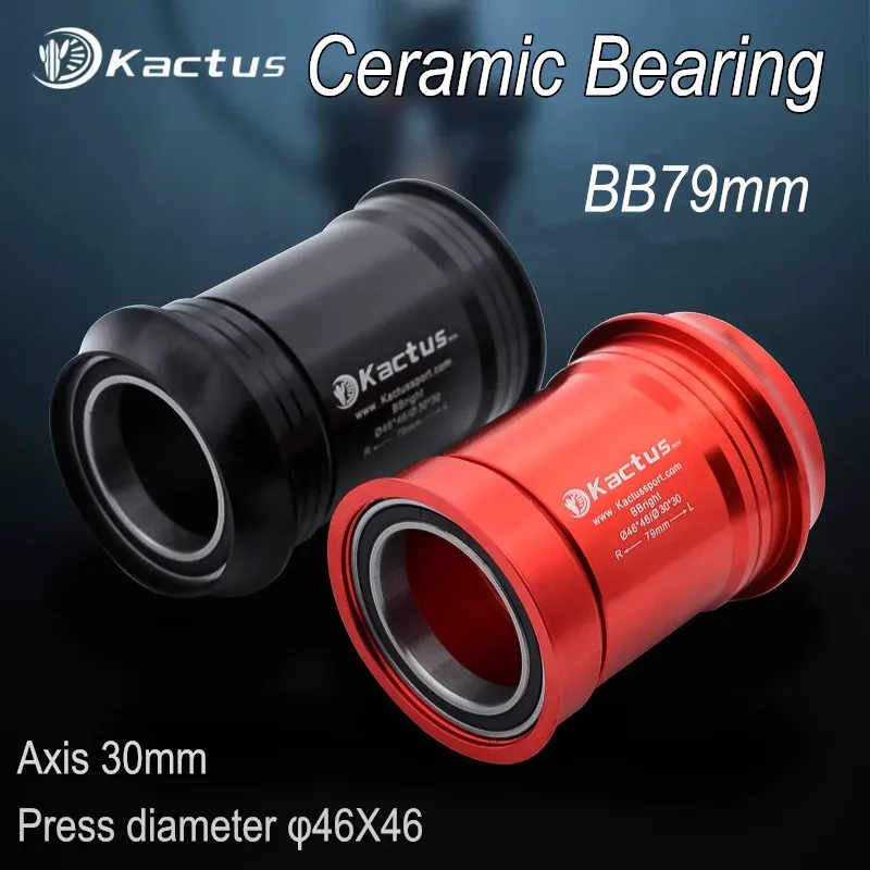 Kactus Bottom Bracket Shell Width 79 Pressfit 46mm Central Movement Ceramic Bearings for Cervelo  Axis 30mm Mtb Road Bike Parts