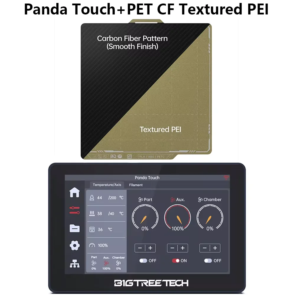 Bigtreetech Panda Touch for Bambu Lab P1S P1P X1 A1 5 Wireless Screen