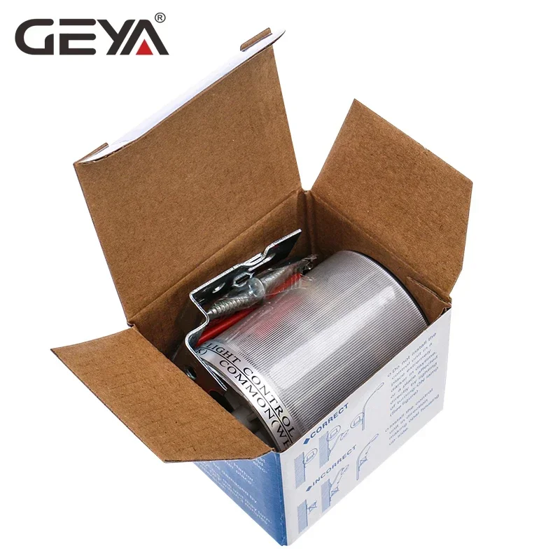 GEYA Photoelectric Light Control Switch 10A 16A 20A 30A 220V Light Sensor Photo Sensor Operated Auto Photocell