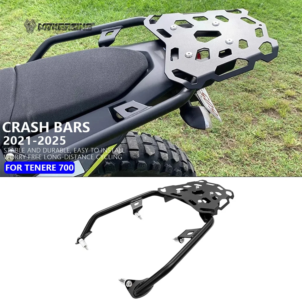 

For YAMAHA TENERE 700 2021-2025 Motorcycle Rear Luggage Rack Cargo Holder Top Box Carrier Shelf Bracket Accessories