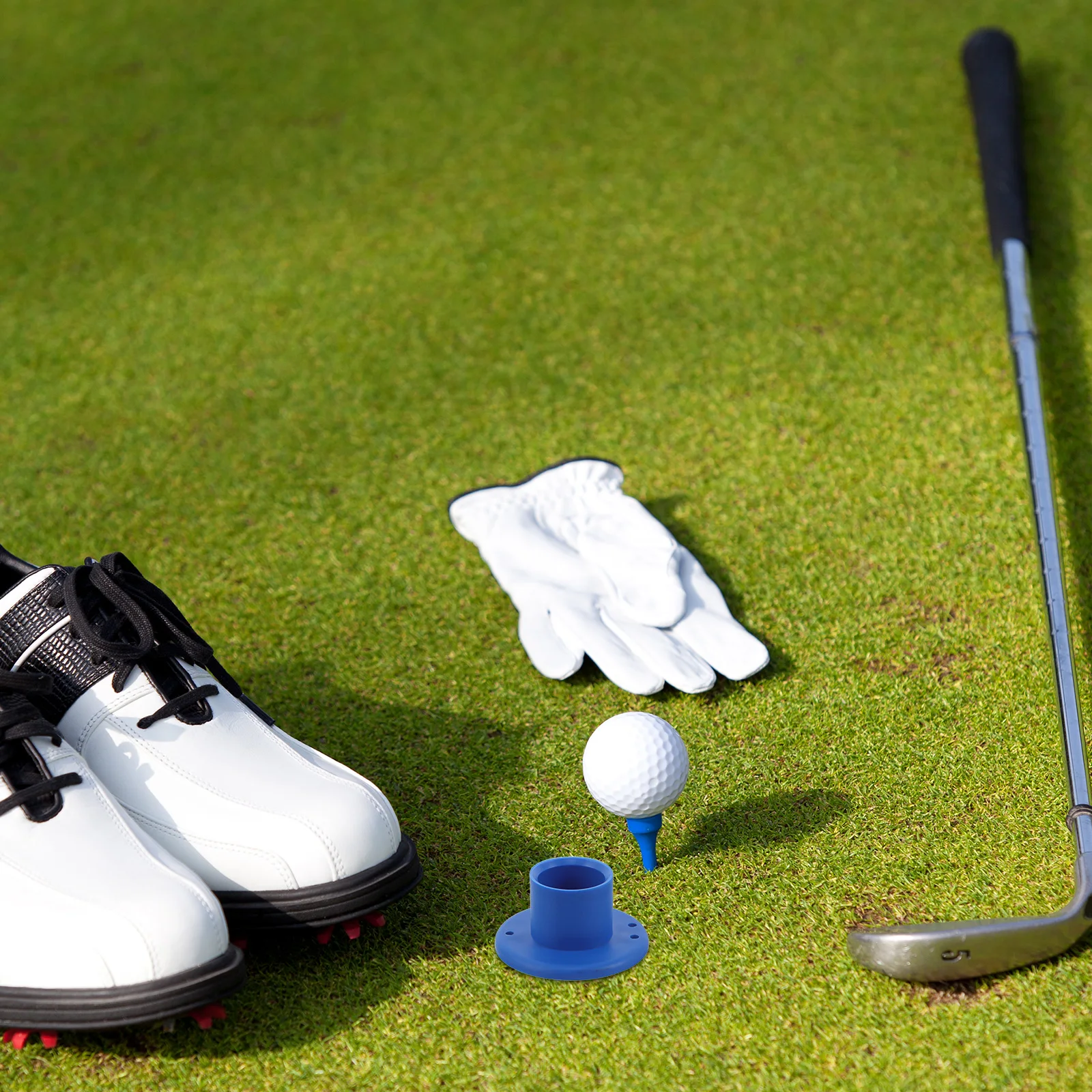 

2 Pcs Golf Tees Rubber for Mat Ball Holder to Serve Practice Driving Range