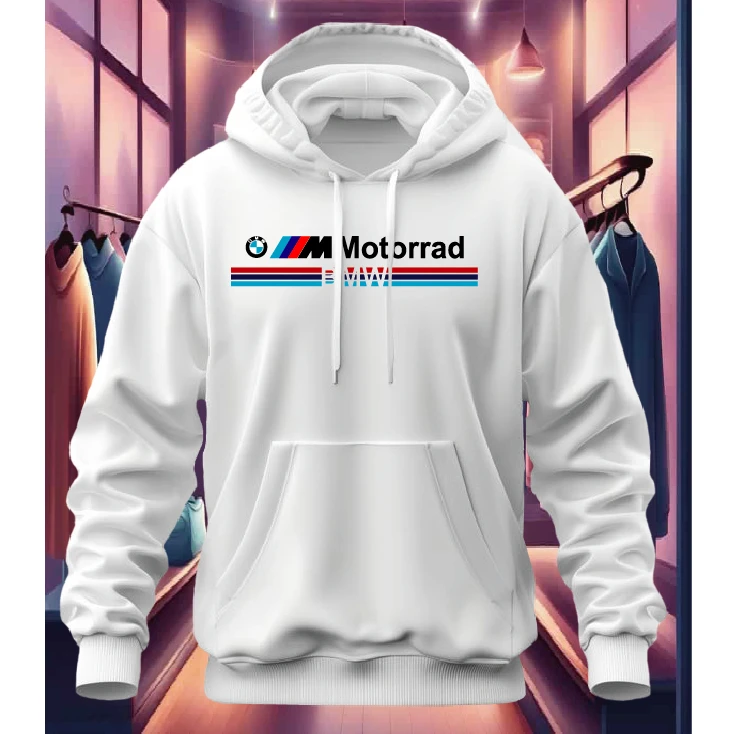 Sweater Hoodie BMW Autumn/Winter Men's Sweater Trend Loose Retro Fashion Men's and Women's Streetwear