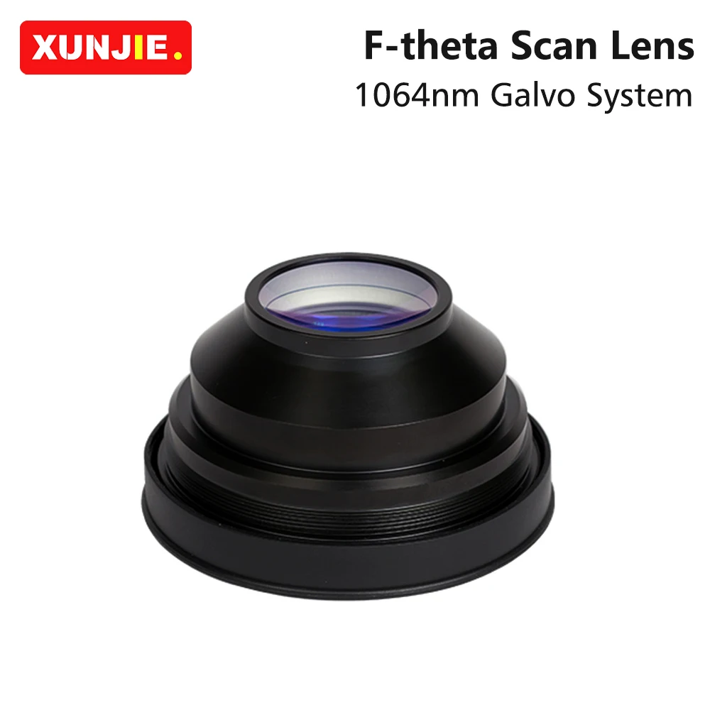 F-theta Lens 1064nm Focus Lens Laser Focal length 63-420mm Scan Field 50×50-400×400 for YAG Fiber Laser Galvo System