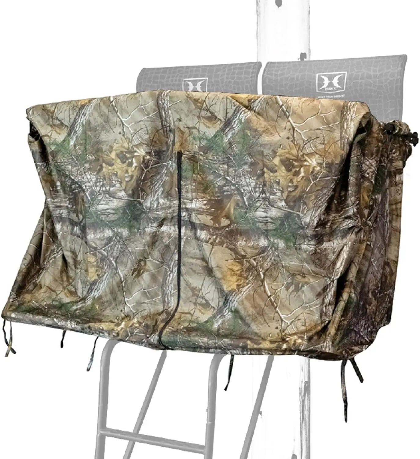 

2 Man Ladder Blind Kit, Durable Hunting Archery Concealing Camo 10' x 45" Weatherproof Treestand Accessory Cover