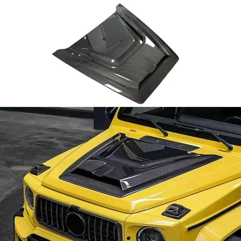 

Высококачественные автомобильные детали в стиле B, сухой карбоновый капот, совок для Mercedes Benz G-Class W465 G63 G500 G580 2025, карбоновый капот