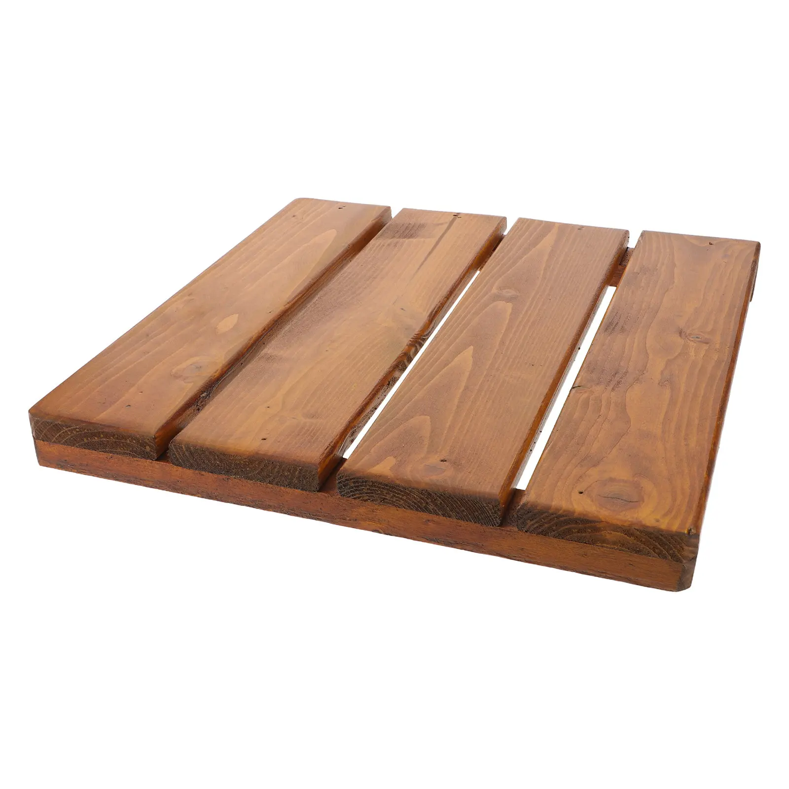 

Solid Wood Non Slip Bath Mat Quick Drying Bathroom Rugs Waterproof Shower Floor Mat Easy Clean for Spa Tub Bathroom Use