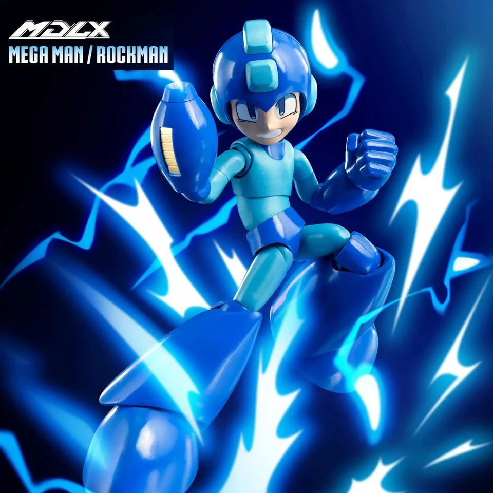

В наличии Threezero MDLX Rockman, оригинальная аниме-фигурка, ПВХ, Коллекционная модель, куклы, статуэтка, игрушки, орнамент, подарок, натуральная