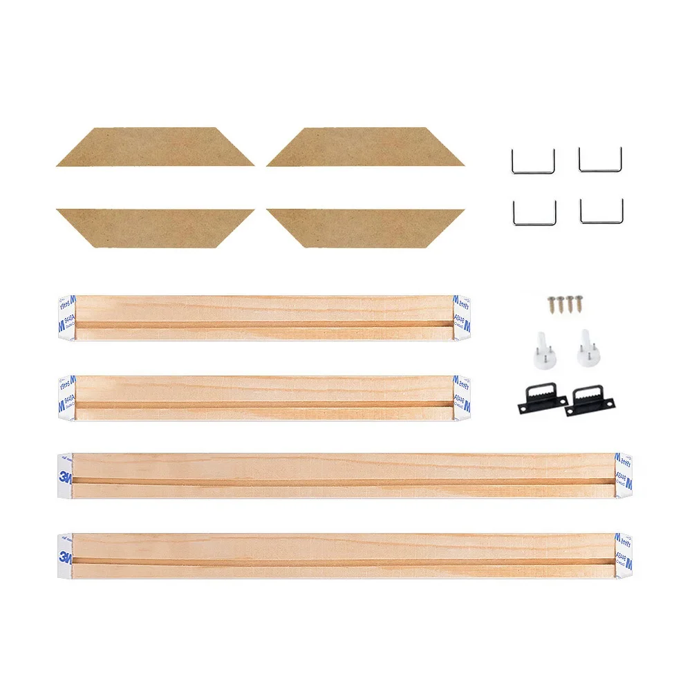 

DIY Frame For Canvas Painting Natural Wooden Posters Photos Pictures Easy to Assemble Wall Frame Custom Frame Longlife Wood