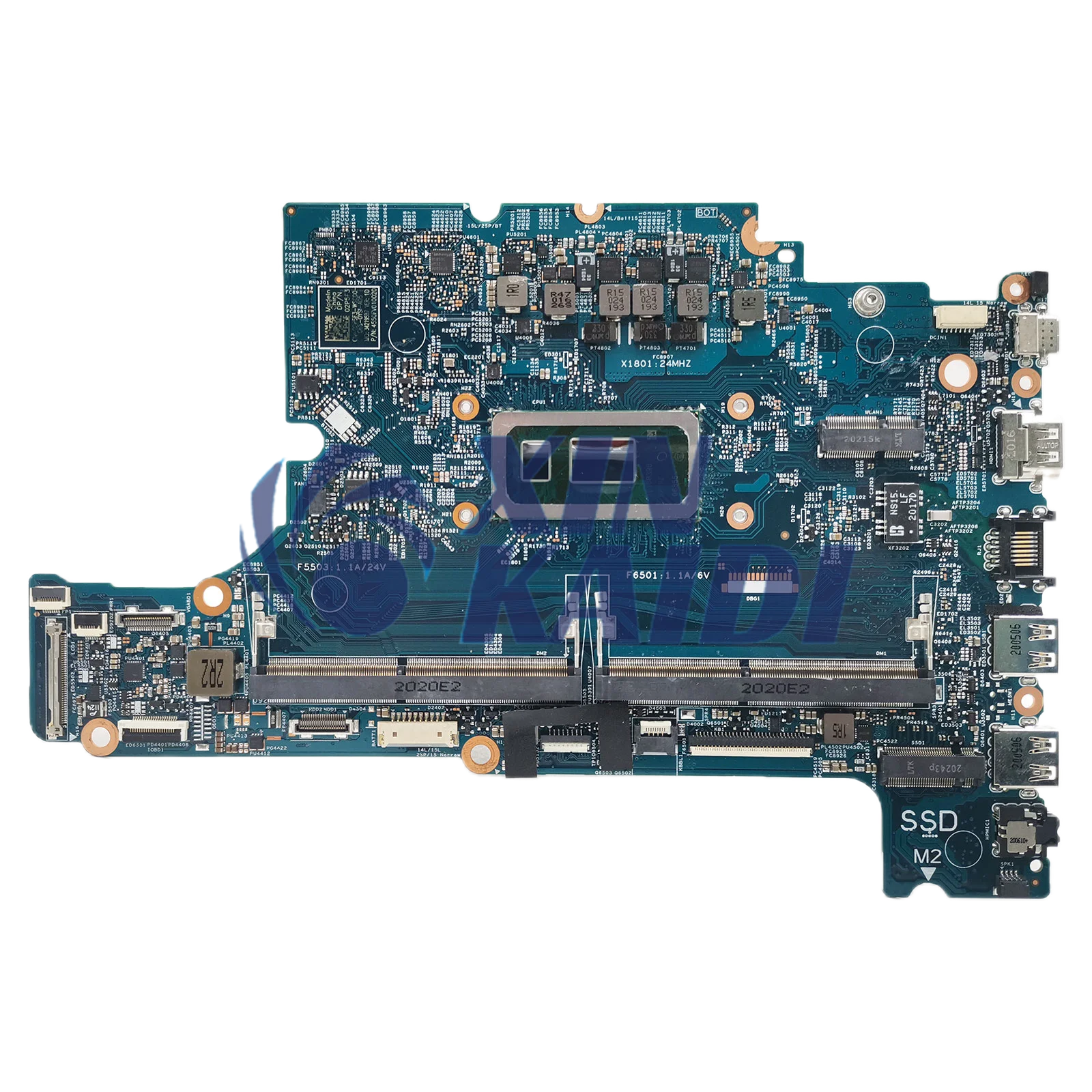 Imagem -02 - Laptop Motherboard para Dell Latitude 3400 3500 179381 0x7j0v 0k3frd i3 i5 i7 Sistema de 8ª Geração