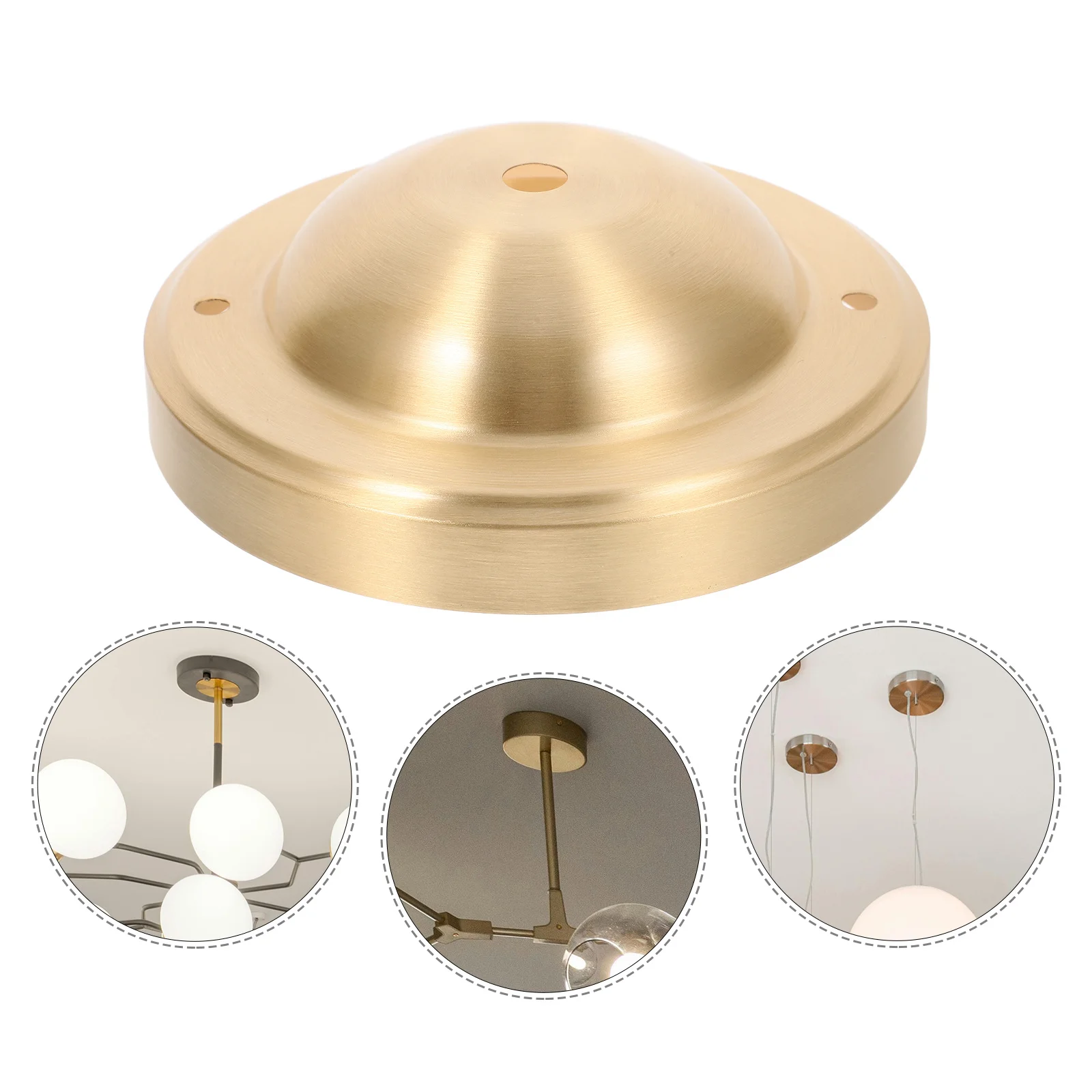 

1pc Ceiling Light Plate Copper Vintage Mounting Bracket For Led Lamp Canopy Cover Light Fixture Hardware Ceiling Canopy