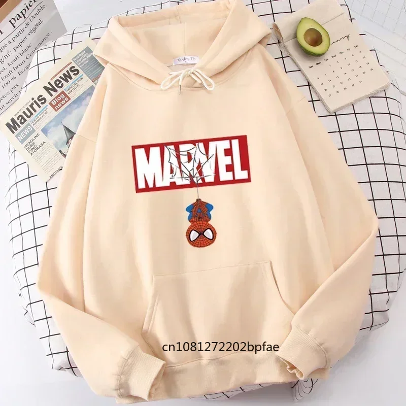 New Marvel Super Hero Spiderman Hooded  The Avengers Sweatshirt Hoodies Pullover ClothesHarajuku Men Women Autumn Winter Unisex