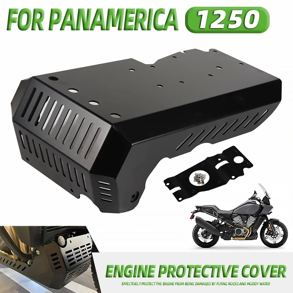 For Harley Pan America 1250 S 1250S RA1250 PA1250 Accessories Engine Protection Cover Bash Guard Skid Plate Belly Pan Protector