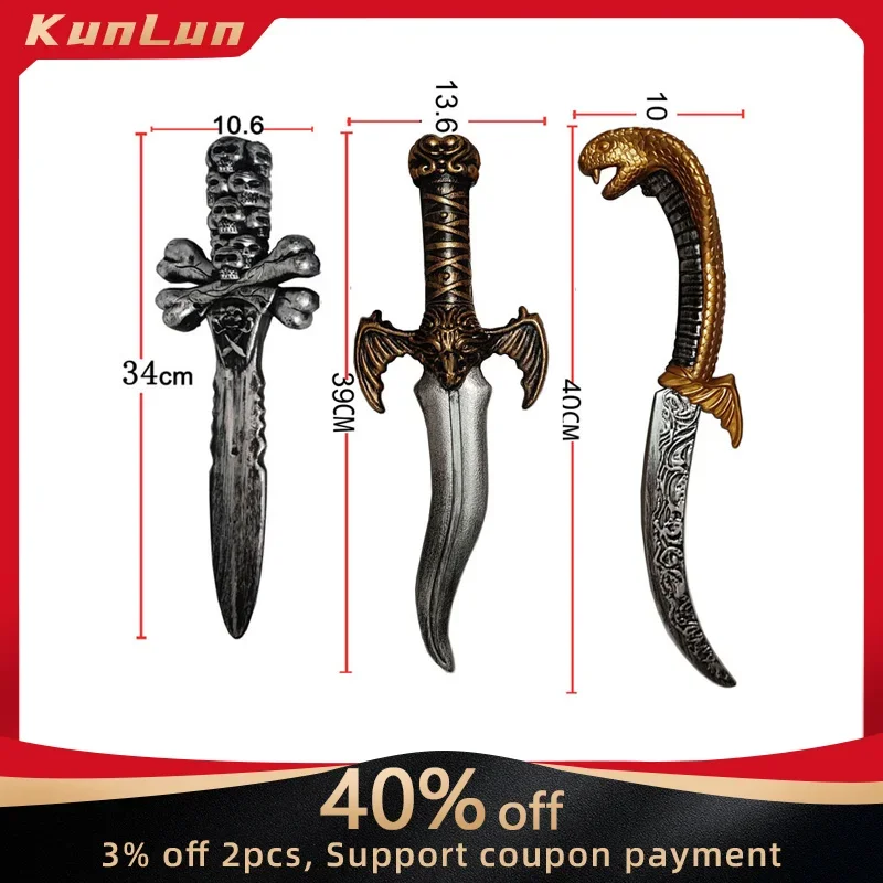 

Arthur Sword Snake Belly Cosplay Plastic Prop Angel Magic Sword Medieval Weapons Halloween Role Playing Props Toys Kids Gifts
