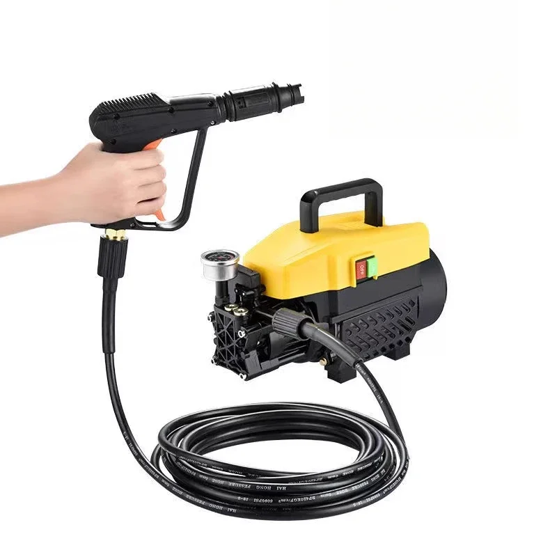 

Household high pressure car washing machine 220V high power washing machine Portable car washing artifact High pressure