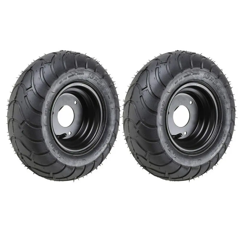 

TDPRO 13x5.00-6" inch Tyre Wheel Rim ATV Quad Bike Go kart Mobility Scooter Buggy Scooter