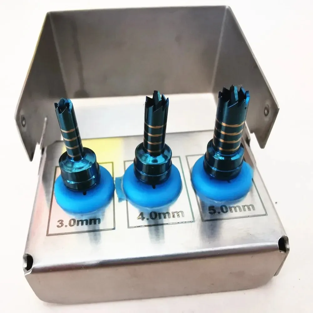 3Pcs /set Dental Implant Bone Collector Bone Chip Maker Drills & Stoppers Kit