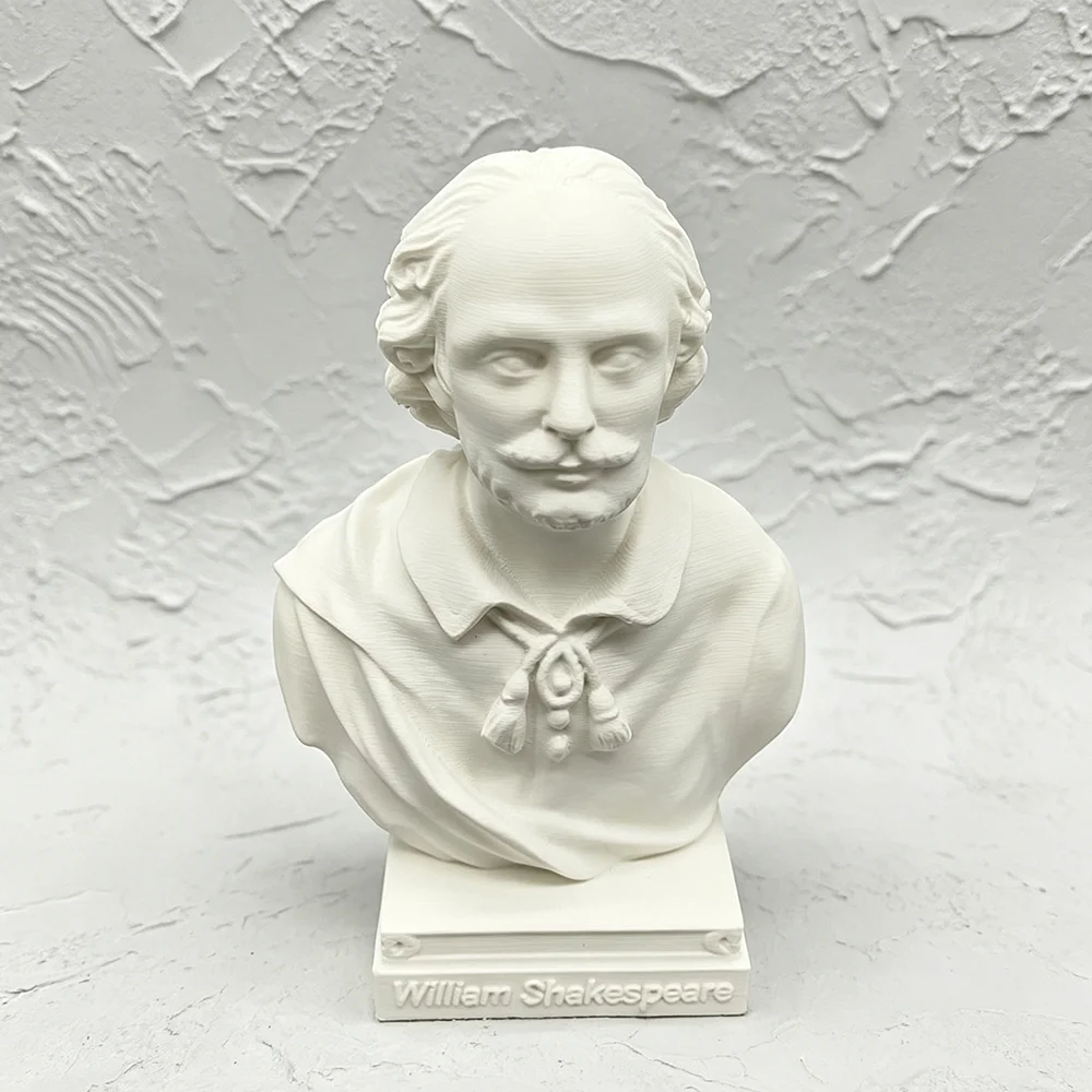 10cm 15cm 25cm Writer Shakespeare Imitation Gypsum Statue Models and Decorative Ornaments