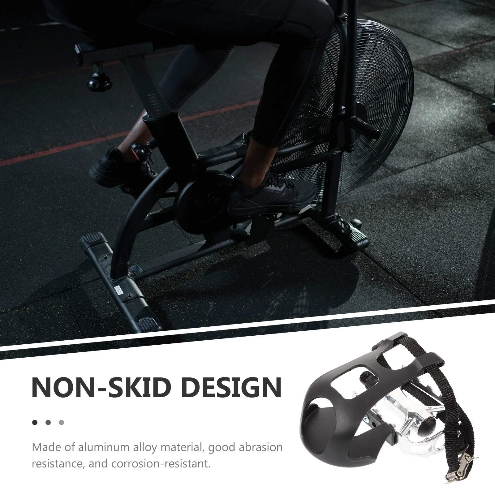 

1 Pair Exercise Bike Pedals For Fitness Indoor Cycling Non-Skid Platform Replacement Dynamic Pedal Accessories Compatible With