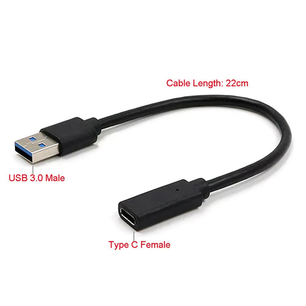 B24B USB3.1 Type C Female To USB 3.0 A Male Data Adapter For Tablet / Mobile Phone