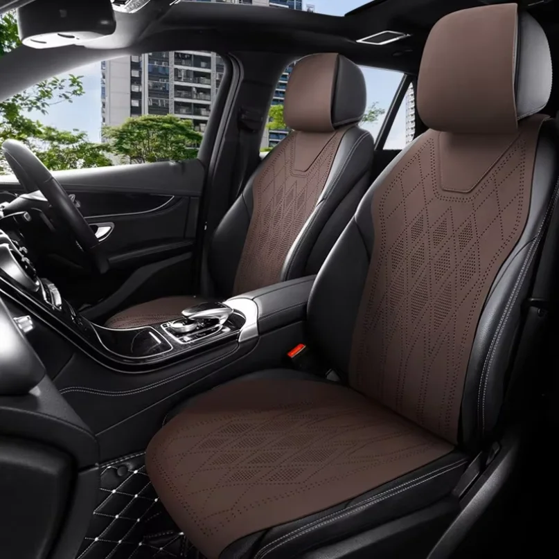 Luxury Suede Car Seat Covers Universal Car Seat Covers Full Set Cars Seats Accessories Car Seat Protector Cover Seats Cushion