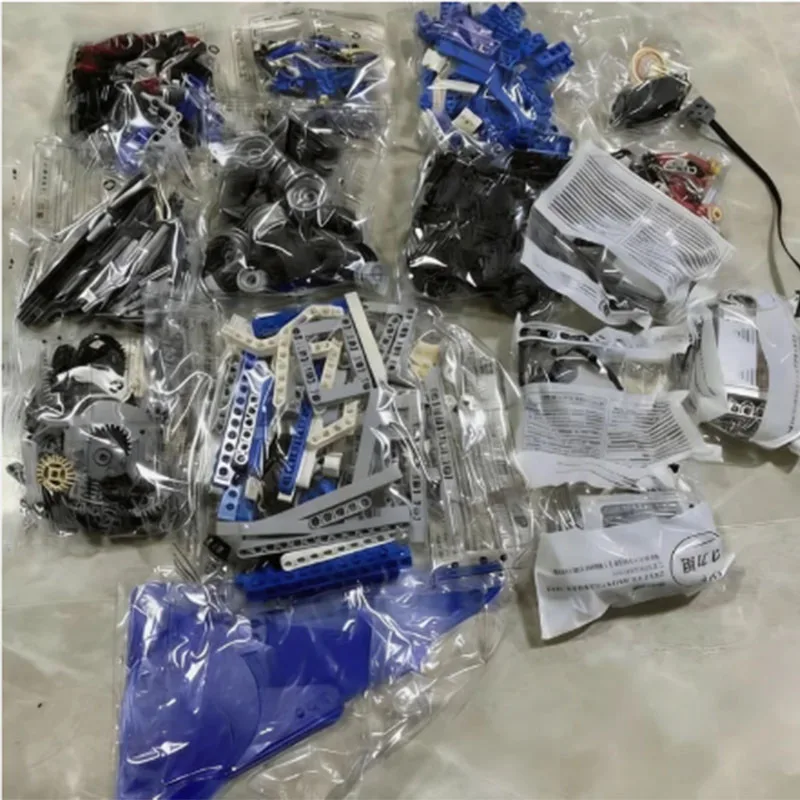 396 Pcs STEM 9686 Educational Set Technical Simple and Motorized Building Blocks School Students Learning Power Function Bricks
