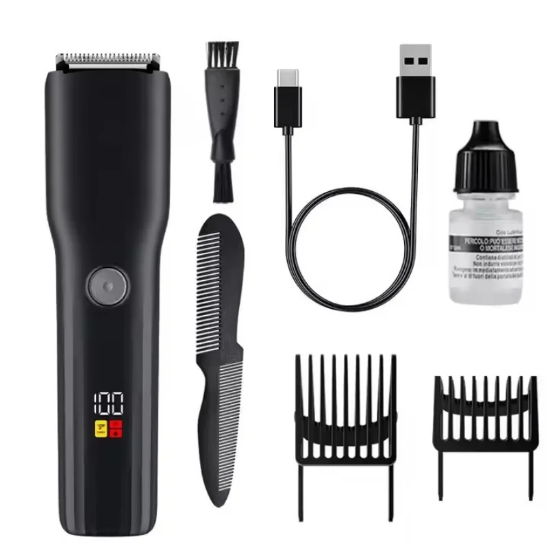 2025 suttik profissional ipx7 à prova dwaterproof água aparador de cabelo conjunto máquina de corte de cabelo masculino recarregável sem fio 0.5-20mm aparador de barba