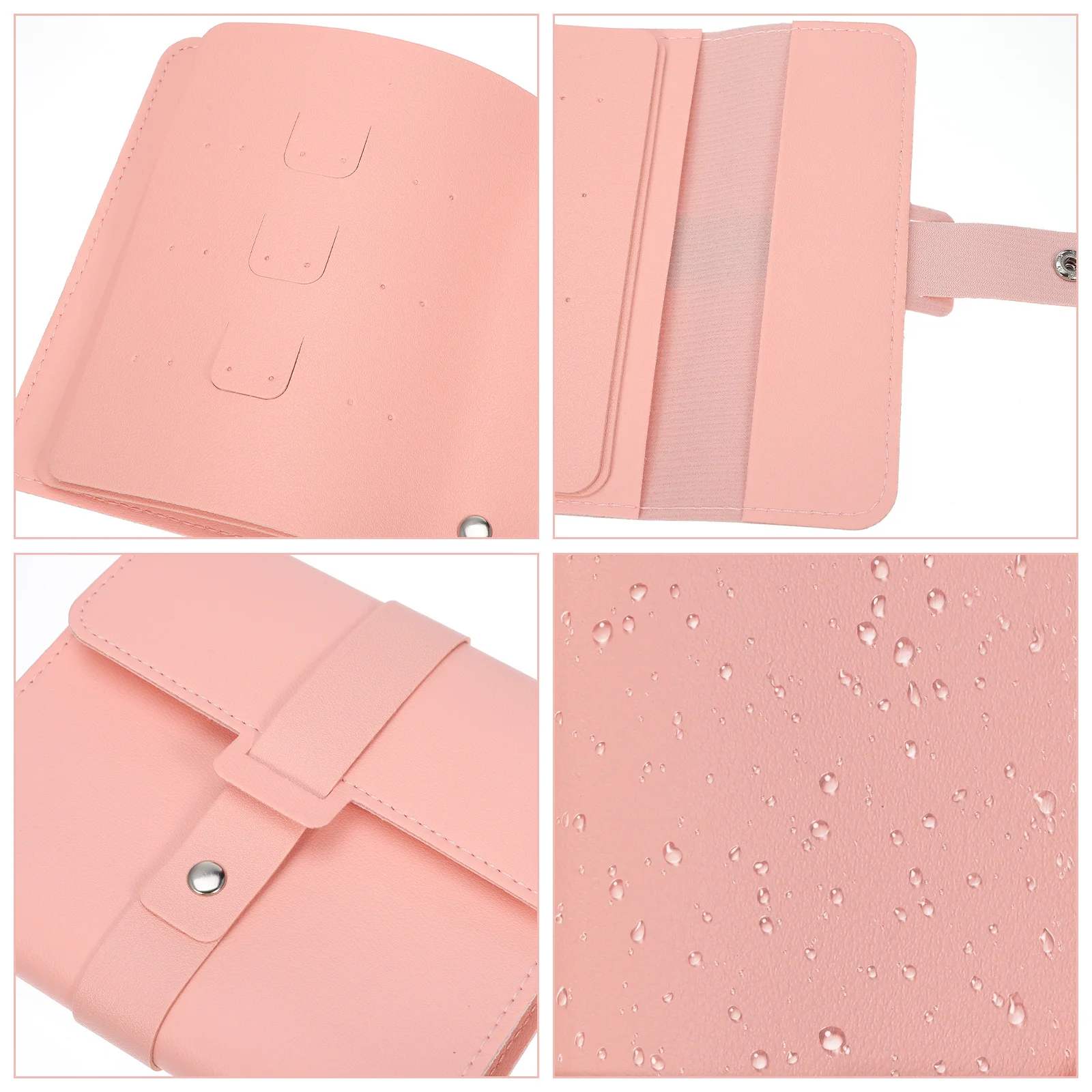Portable Earring Organizer Book Jewelry Storage Pouch Travel Earring Holder Large Capacity Ear Studs Organizer