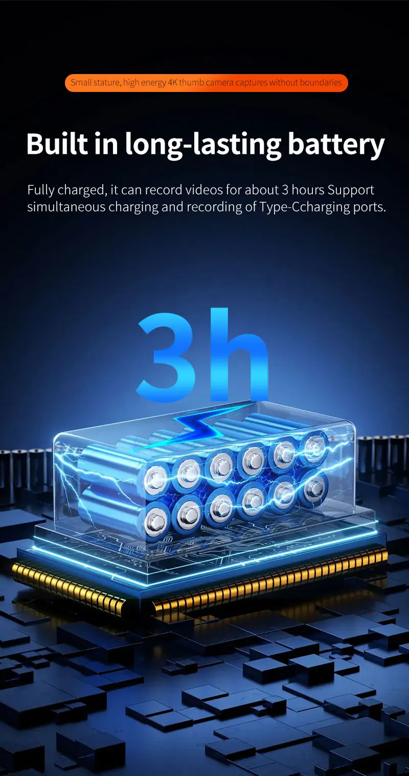 Mini Action Camera 4k Hd Wifi With 6-axis Stabilization Wearable_voghion.com