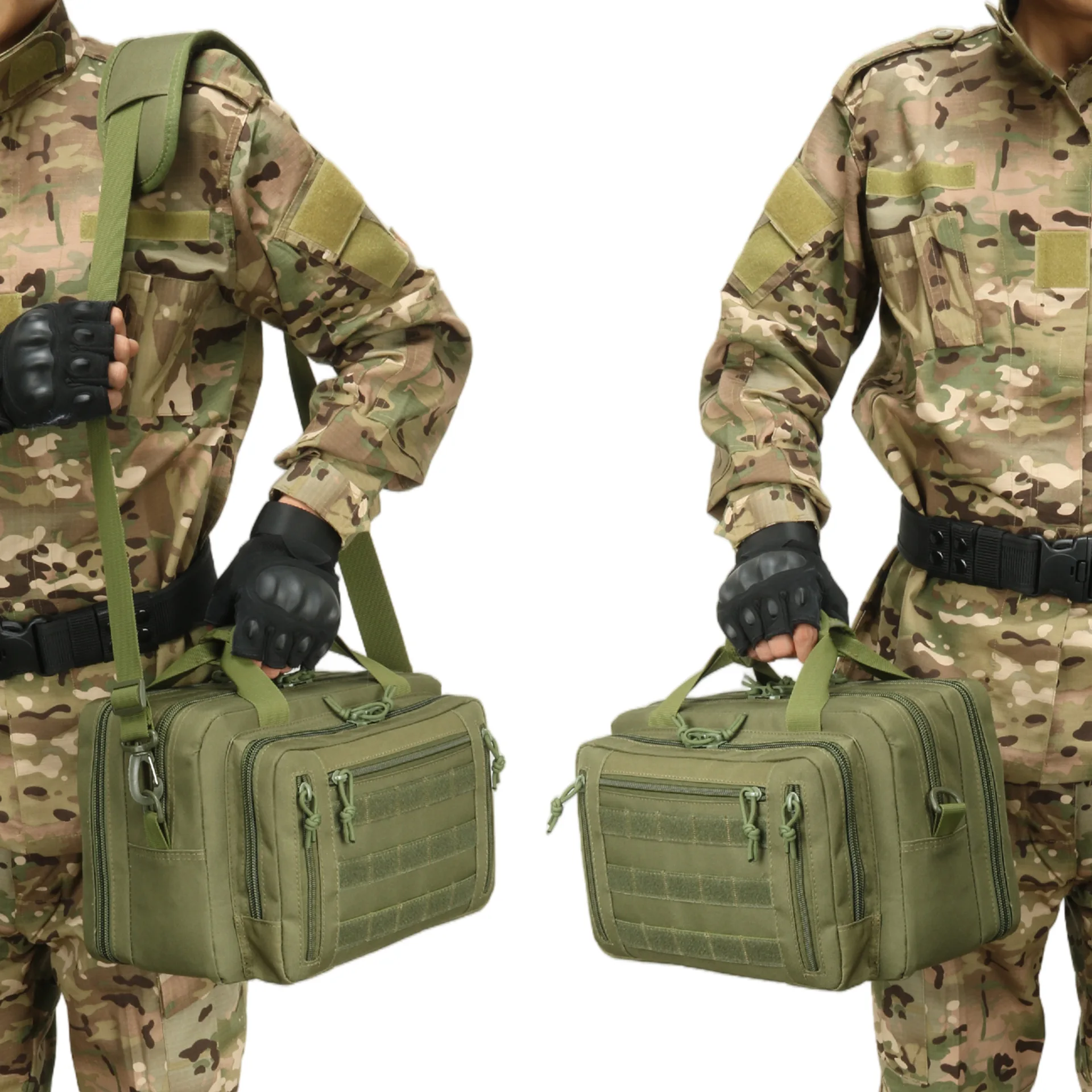 

Multi functional CS equipment outdoor tactical storage large capacity waterproof hand-held crossbody shoulder bag