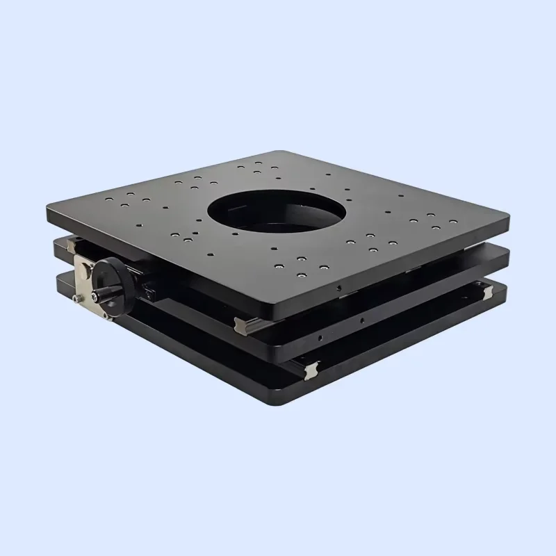 

Manual XY displacement platform Translation platform hollow platform stroke ±10mm carrying 30kg SD-XY10