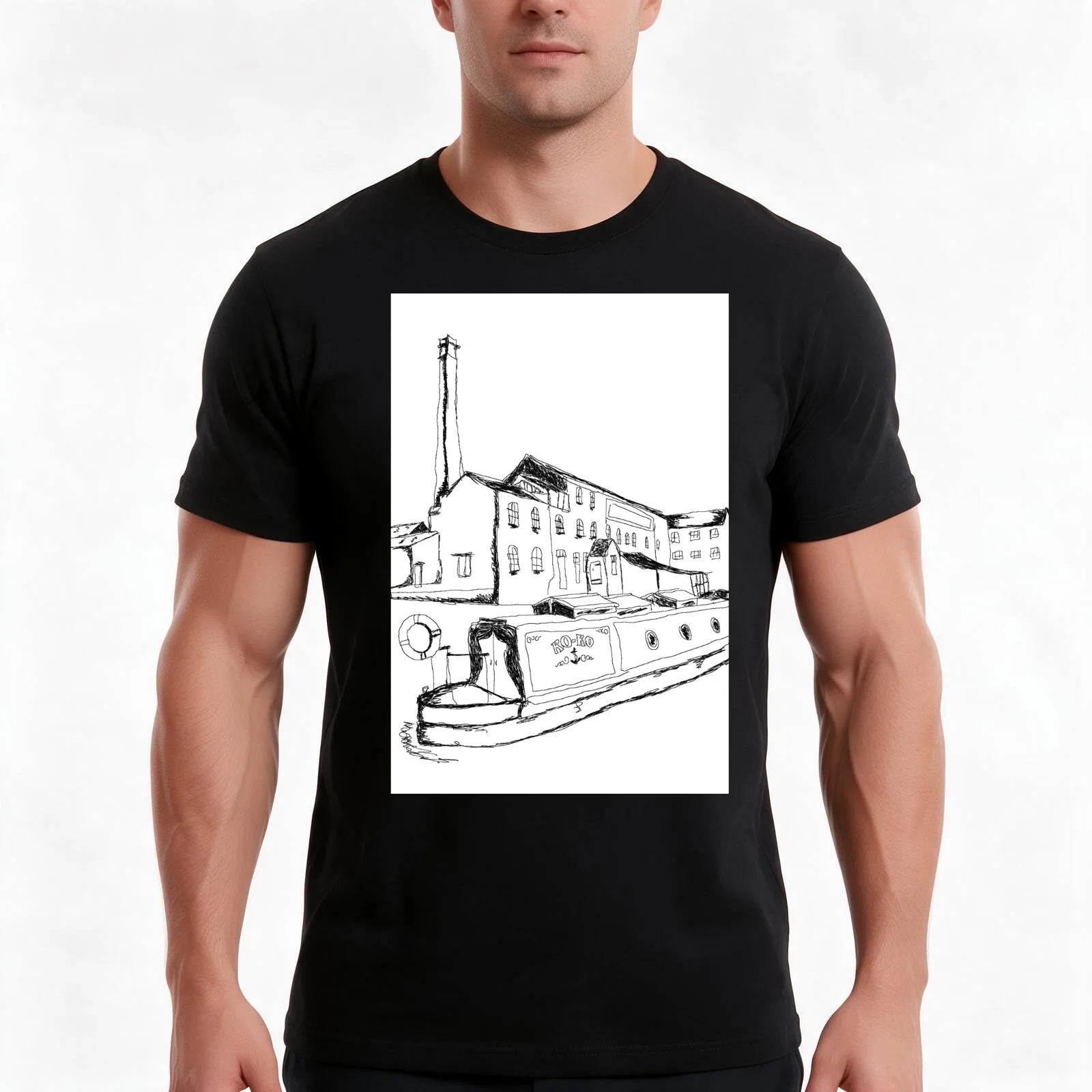 The potters T-Shirt, Summer Casual Cotton Tee, Oversized Streetwear Tops, Vintage Graphic Print, Loose Fit Short Sleeve