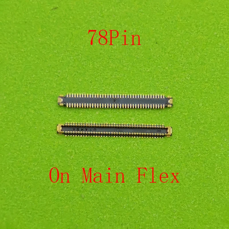 50-100 pces 78pin carregador usb porta de carregamento conector fpc a bordo para samsung a12 a13 a23 a22 a24 a32 a33 a34 a02 a42 a52 a72 a82