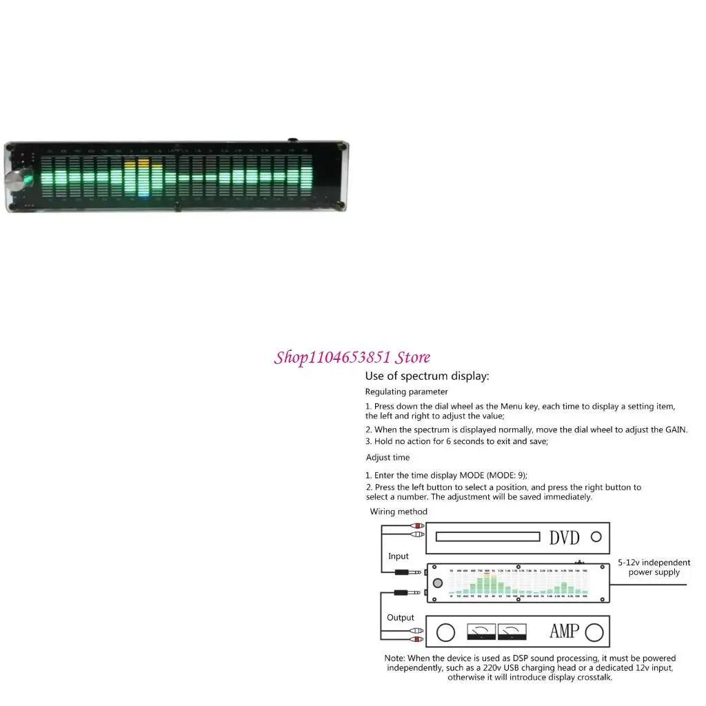 

LED2015 Музыкальный спектр Level Level Light Circuit Accountsy Accessy Poard для индикатора уровня светодиода музыкального