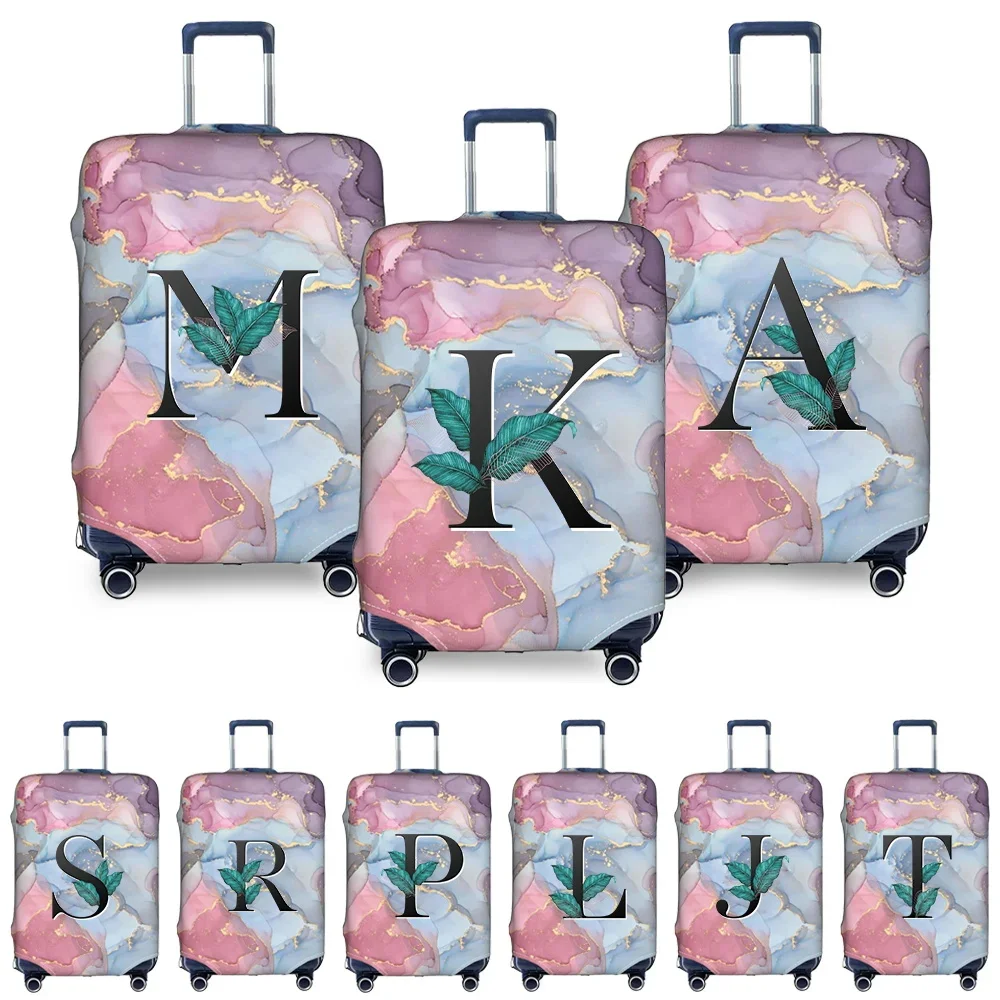 

Luggage Cover Stretch Fabric Suitcase Protector Baggage Dust Case Cover Suitable for18-32 Inch Suitcase Case Leaf Series