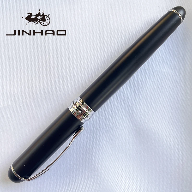 1 STKS 750 Kantoor Luxe Collectie Cadeau Zilveren Trim Metalen Busienss Roller Schrijfpen