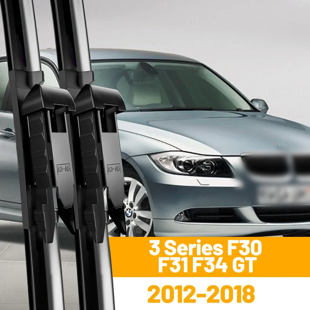 

For BMW 3 Series F30 F31 F34 GT 2012-2018 Car Wiper Blades Brushes Windshield Windscreen Accessories Washer 335i 328i 320d 340i