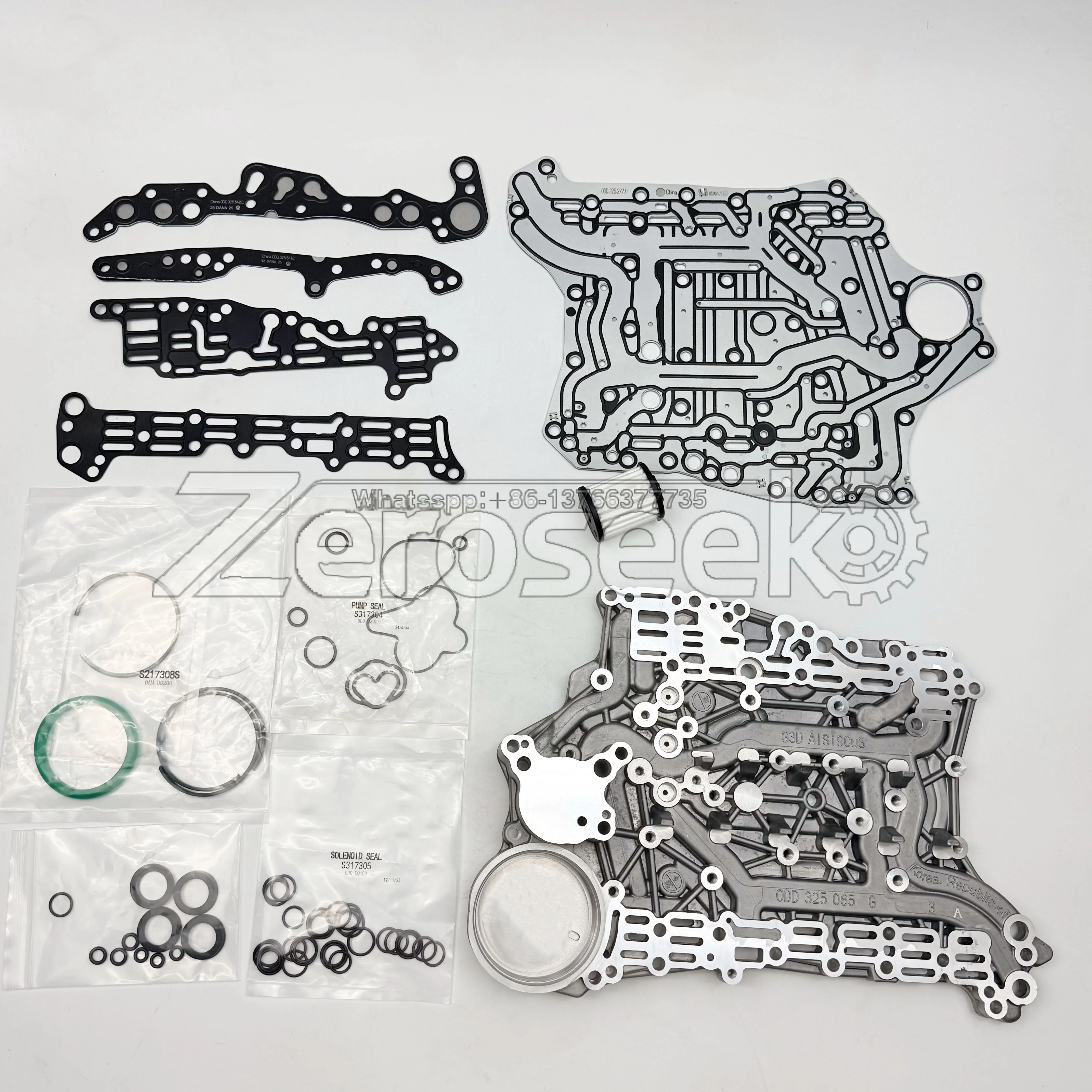 Placa de cuerpo de válvula de transmisión automática DQ400/DQ400E 0DD + filtro + junta + Kit de reparación de junta tórica-para Volkswagen/Audi híbrido
