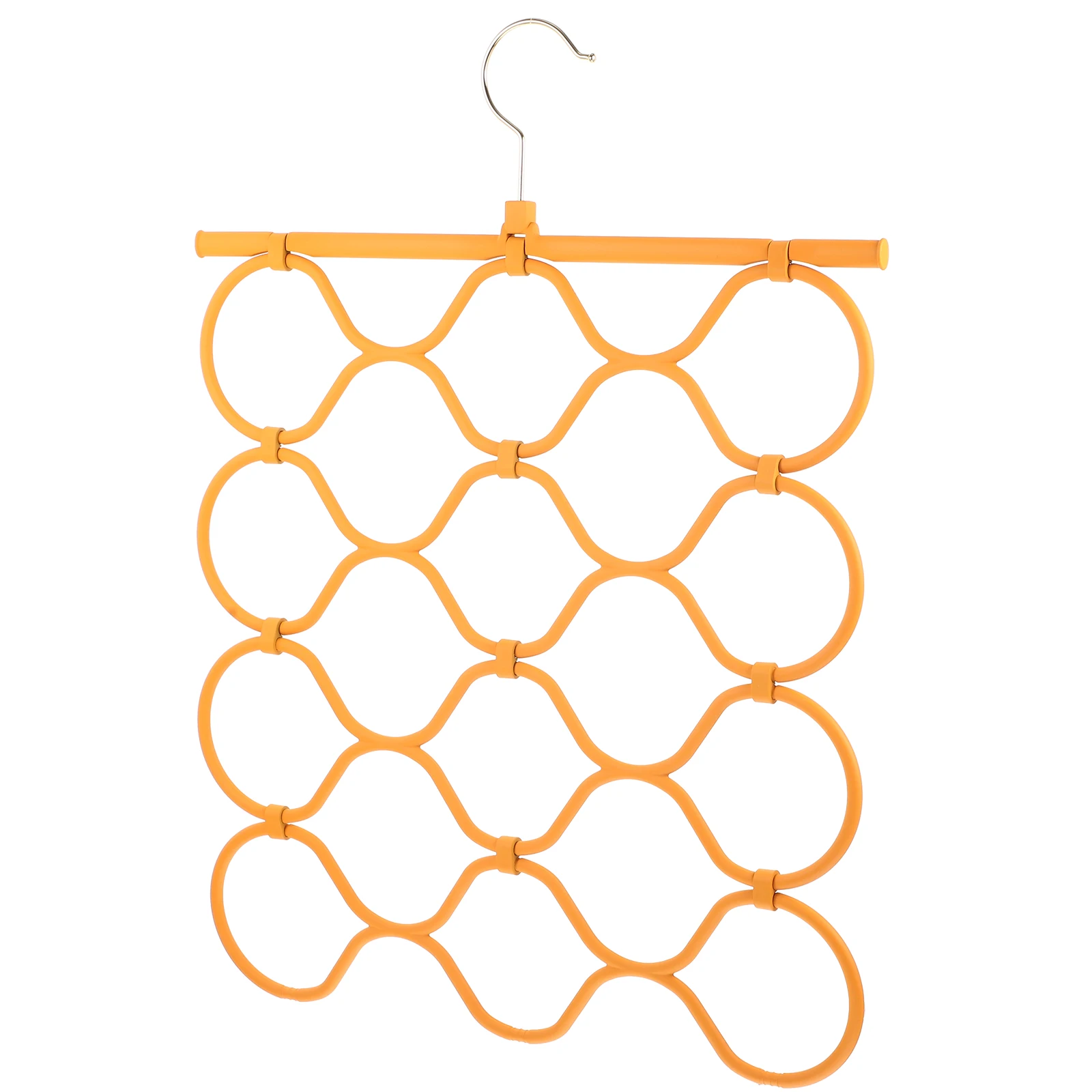 

1pcs 18 Slots Foldable Scarf Space-Saving Organizer Rack For Closet Bedroom Bathroom Belt Tie Sock Shawl Holder