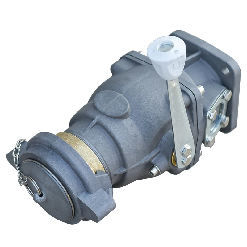 Aluminum Alloy 3-inch Italian Oil Discharge Valve/Unloading Valve/Tank Drain Valve/Bottom Loading Valve with Viewing Window
