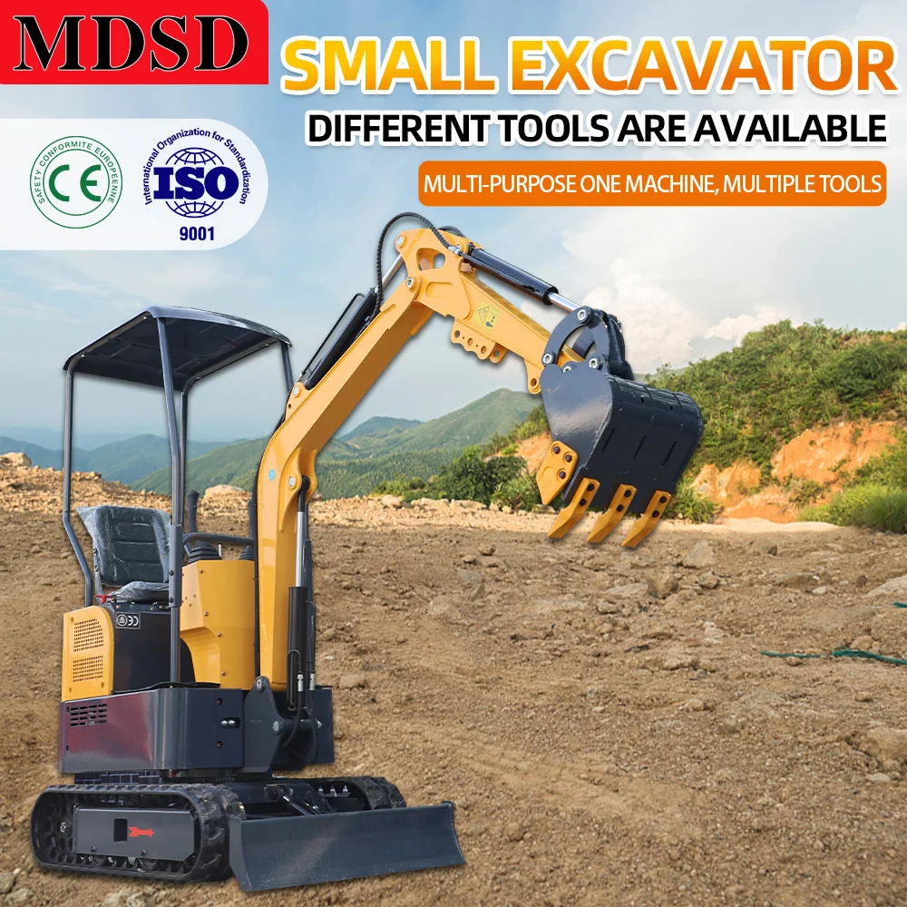 맞춤형 1.8톤 미니 굴삭기 무료 배송 유압 굴삭기 미니 굴착기 마이크로 굴삭기 쿠보타 소형 굴삭기 공장