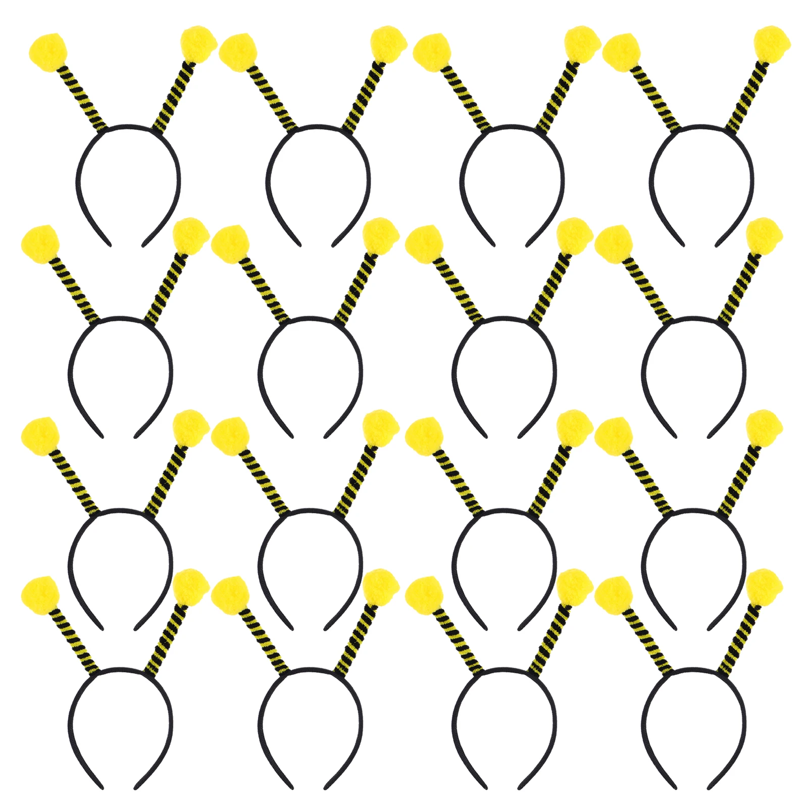 

20 Pcs Insect Headband Bee Antenna Adult Costume Woman Halloween Hair Accessories Headbands for Women Cloth Ears Hat