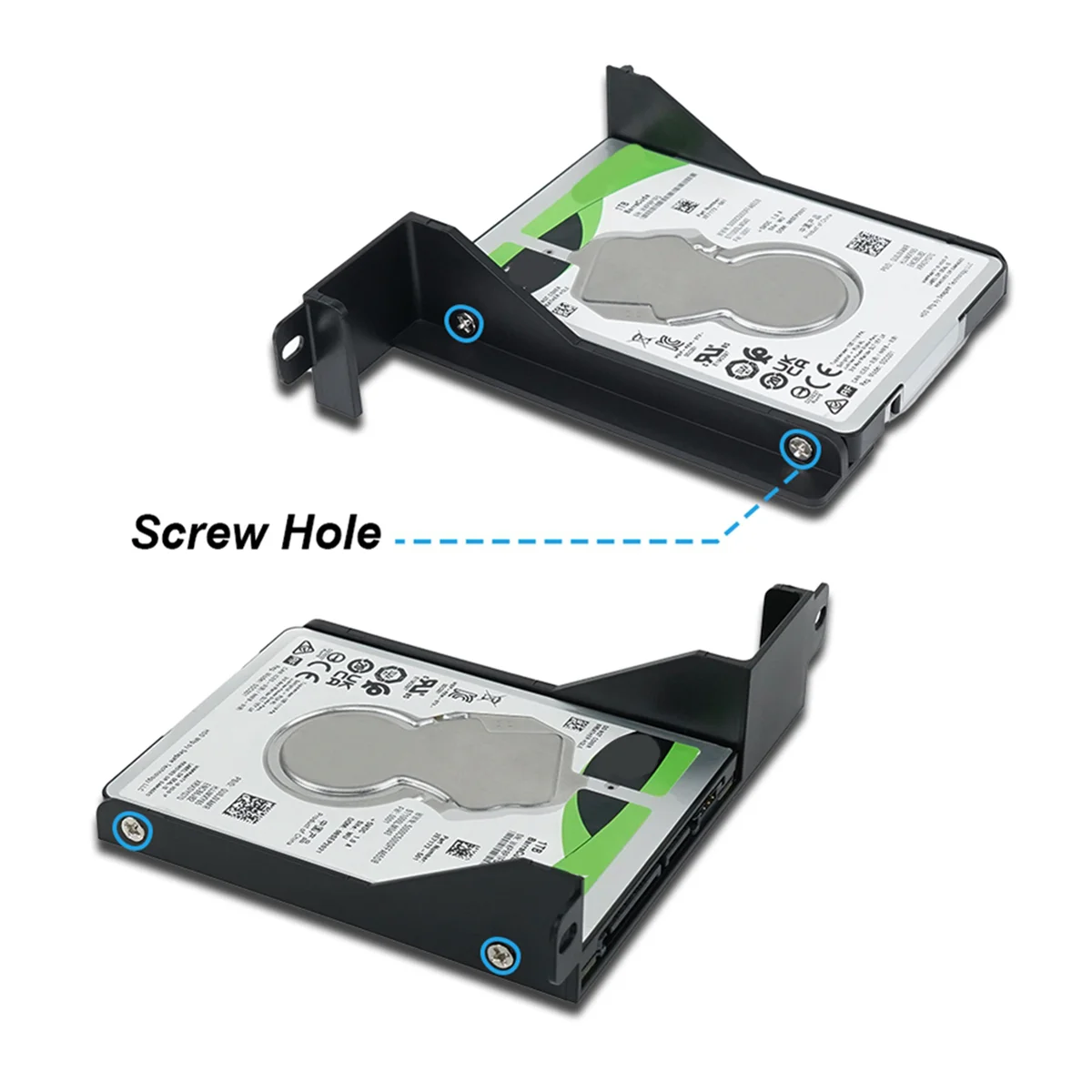 Retail! Upgrade 2.5-Inch Hard Drive HDD SSD Bracket with Screws for 2 PS2 SCPH-30000 and SCPH-50000 Fat Game Console