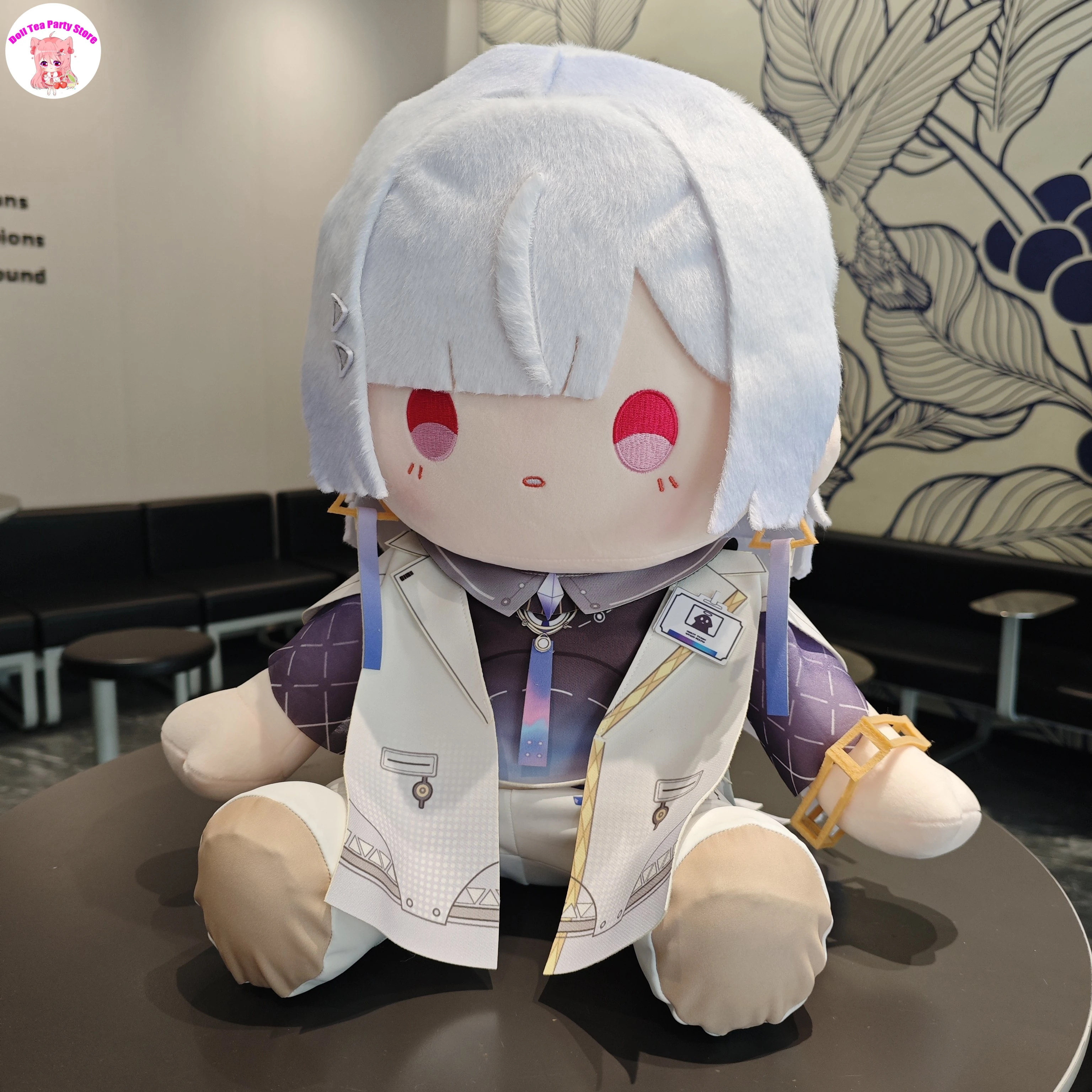 40cm Game Mornye Genshin Impact Cotton Doll Cartoon Plushie Sitting Posture Plush Stuffed Toys Change Clothes Mascot