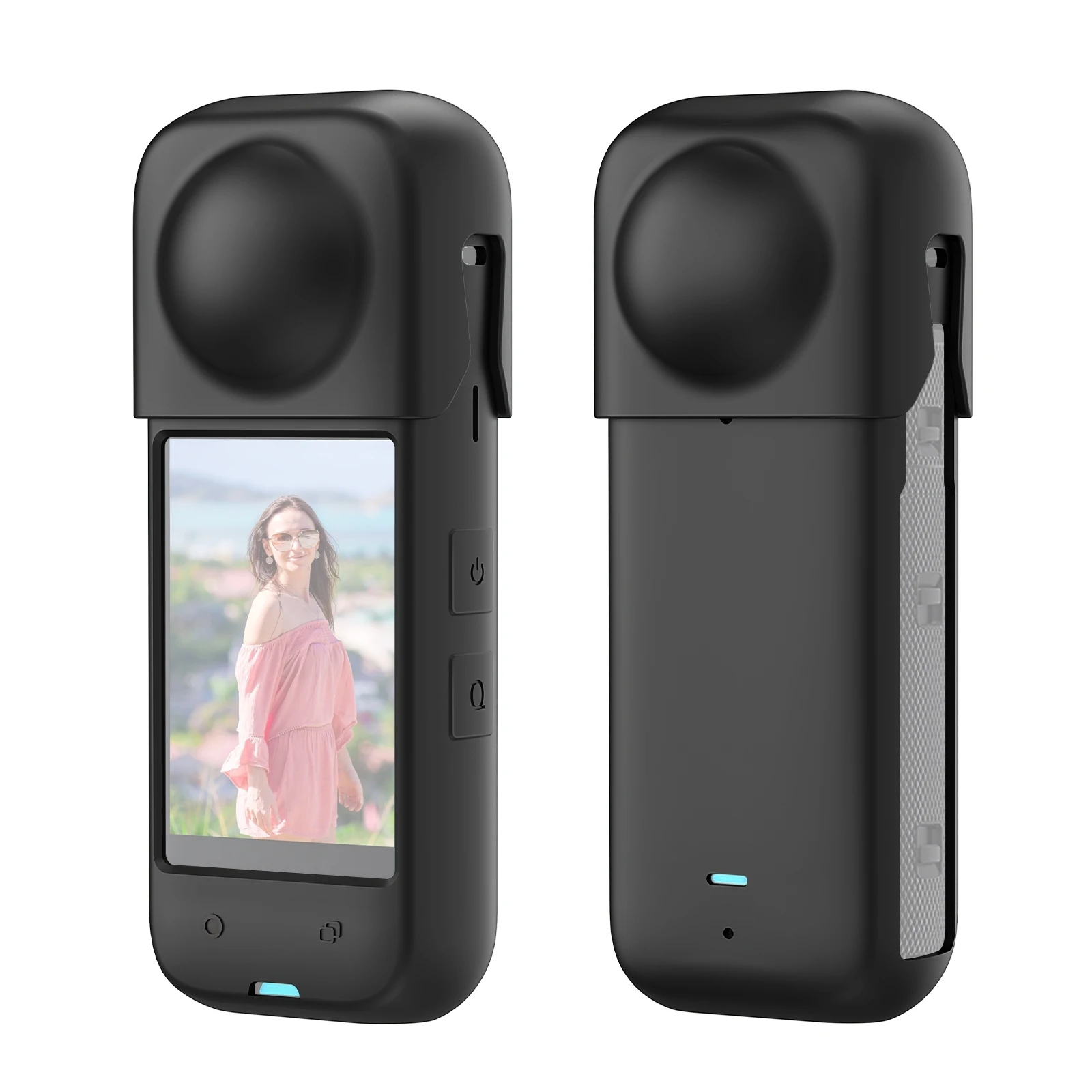 For Insta360 X4 PULUZ Full Body Dust-proof Silicone Protective Case Anti-scrape Impact-resistant Washable Case