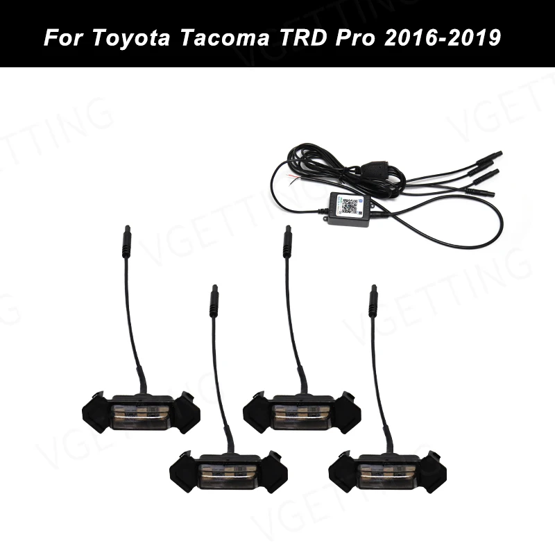 Car Eagle Eye LED Grill Light Universal Daytime Running RGB APP Control Grille Lighting Central Grid Off Road Warning Punch Free