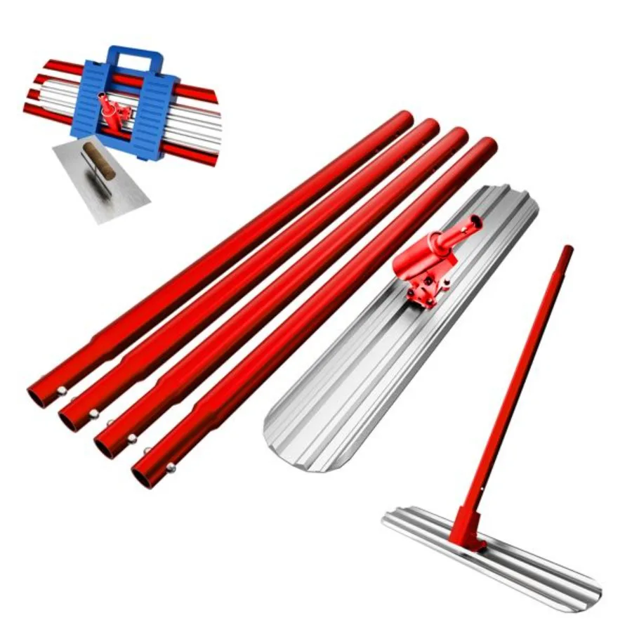 

Bull Float Concrete Tools 48''×8'' Magnesium Aluminum Alloy Concrete Float with 4 Combinable Handles Concrete Bull Float with C