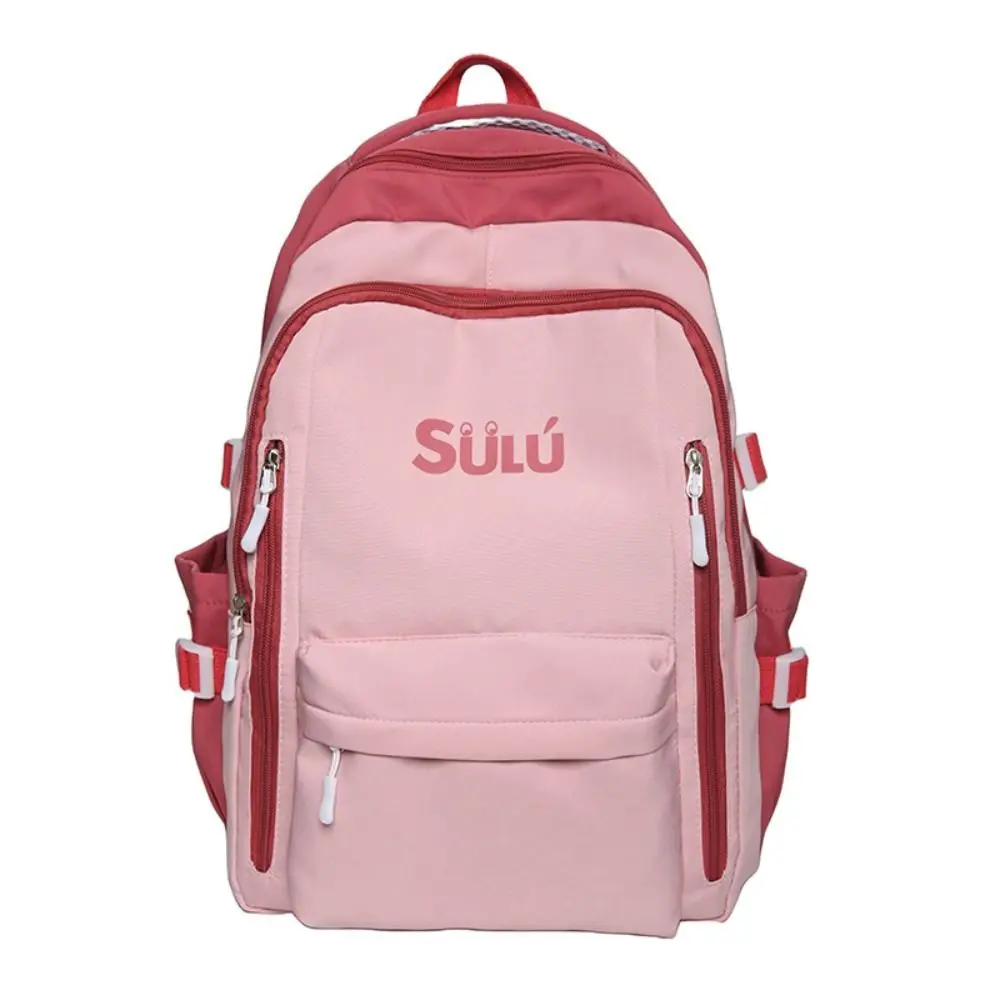 1Pcs Durable Lightweight Simple Backpack Large Capacity Nylon Students School Bag Cute Teenagers Shoulder Bag for Girls