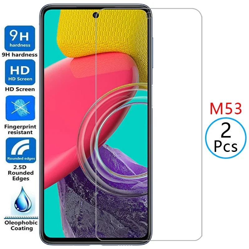 Vidro Temperado para Samsung M53 Protetor de Tela em Vidro Protetor para Galaxy M 53 53M N53 Filme Samsung