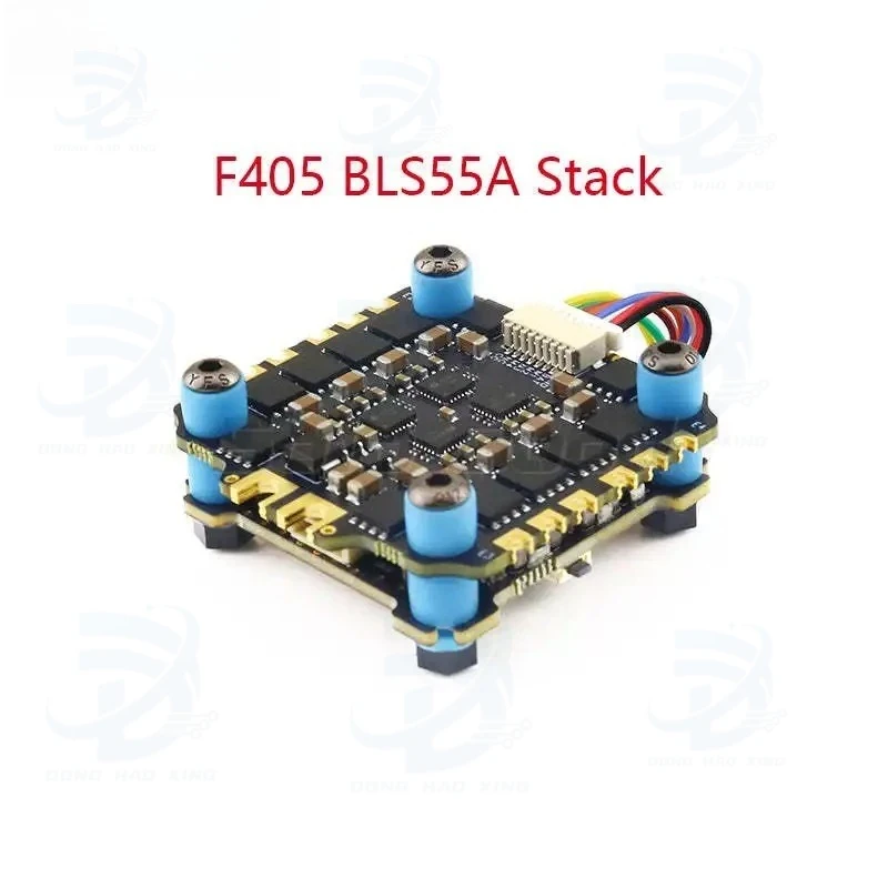 1pcs for SoloGood F405 55A Stack ICM42688P F405 Flight Controller BLHELI_S 55A 4in1 ESC 2-6S for FPV Freestyle Drones Parts