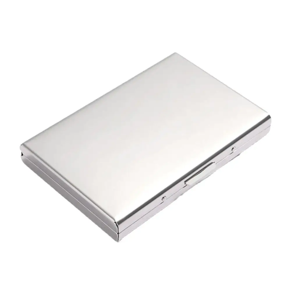 10 Card Slots Business Card Holder Multi-card Bit Stainless Steel Card Antimagnetic Case Water-proof ID Document Bank Card Case